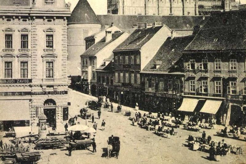 Bakačeva ulica oko 1910. godine